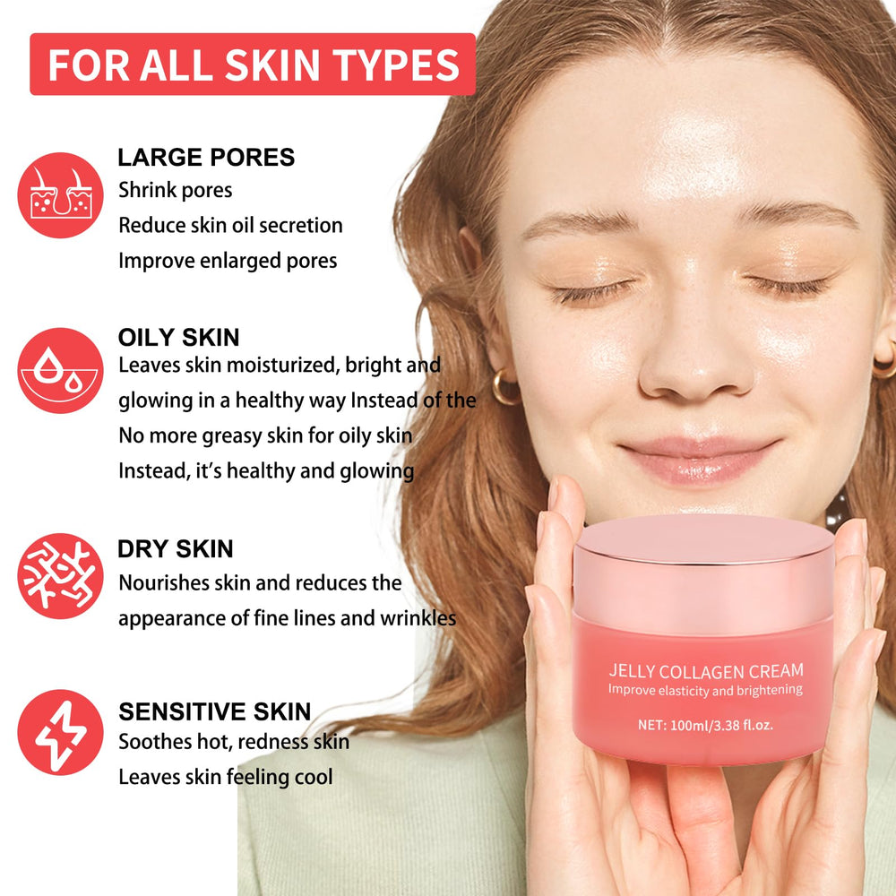 SOYUB Collagen Jelly Cream texture swatch demonstrates smooth application and absorption
