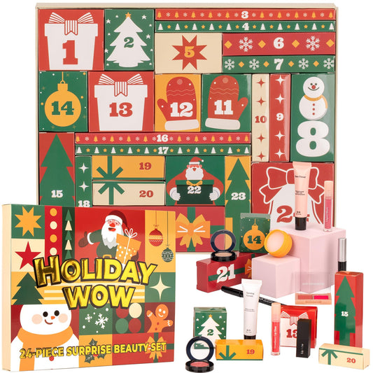 SOYUB makeup advent calendar 2025 cover presents festive packaging for gifting