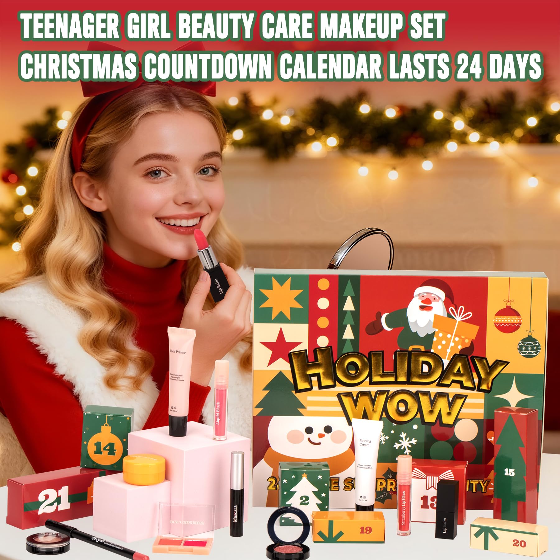SOYUB eyeliner advent calendar image highlights precise definition for festive looks