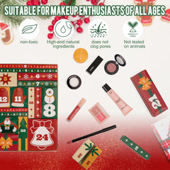 SOYUB lipstick advent calendar presents color options for bold or subtle lips