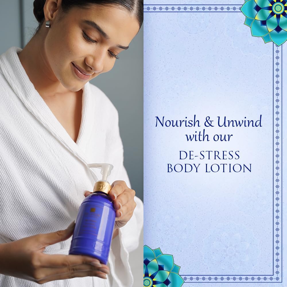 SPA CEYLON De-Stress Elixir during a relaxing massage for nourished skin