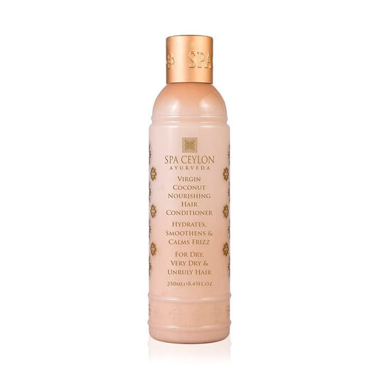 SPA CEYLON Virgin Coconut Nourishing Hair Conditioner bottle for deep hydration