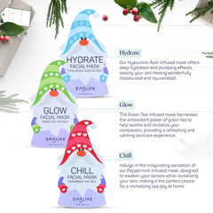 SpaLife Holiday Gnome Christmas spa scene evokes festive skincare moment