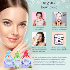SpaLife Holiday Gnome self-care at home scene for a spa-like experience