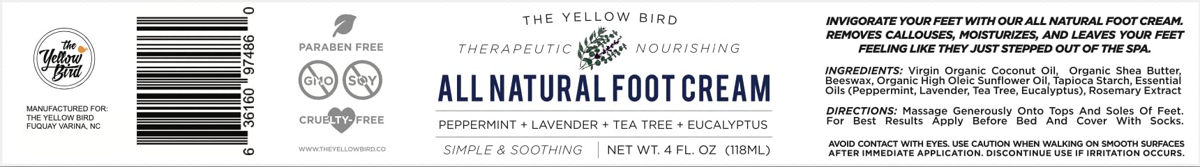 Spa-like foot care scene encouraging daily routine with The Yellow Bird
