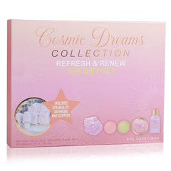 Spa Luxetique bath puff demonstrates gentle cleansing for spa routines.