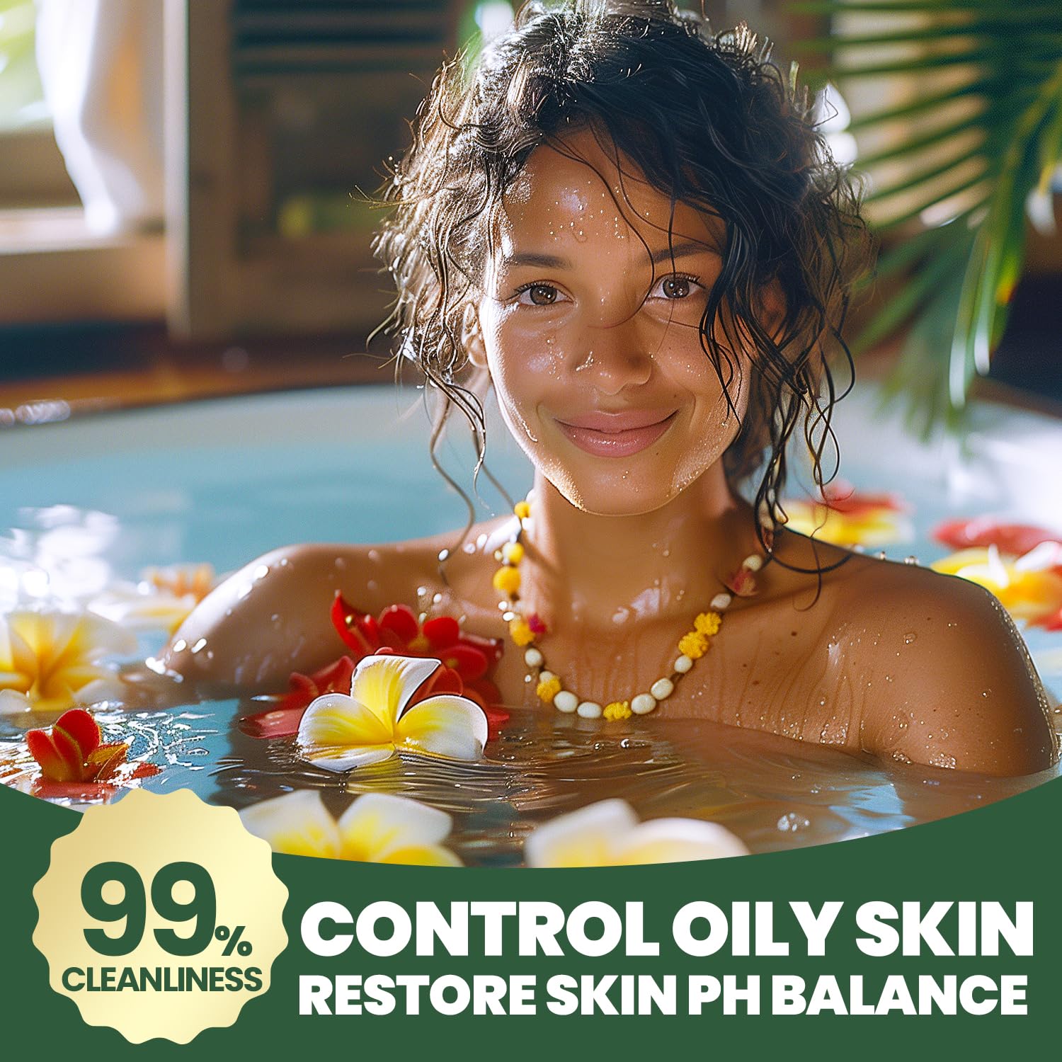 Spa Luxetique bubble bath, Tahitian-fragrance for a tropical mood.