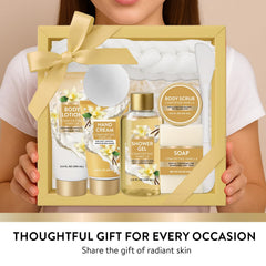 Spa Luxetique vanilla soap bar delivers creamy cleansing and comforting aroma.