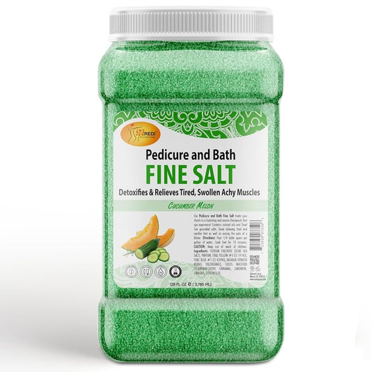 Spa Redi detox foot soak bottle; ideal for a soothing, hydrating foot bath at home.