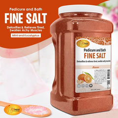SPA REDI Dead Sea salt crystals closeup emphasize mineral-rich exfoliation for smoother skin.