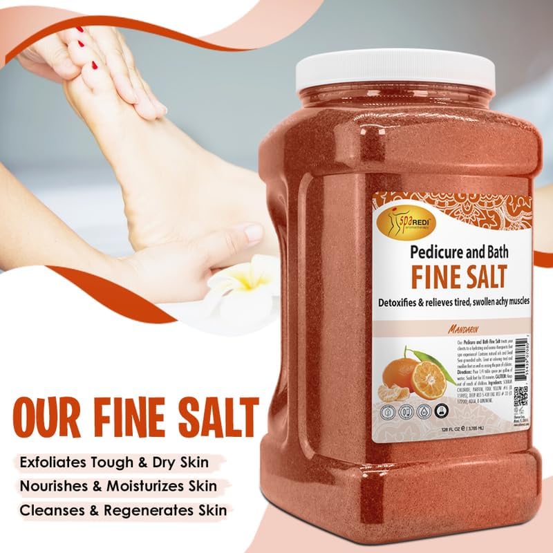 SPA REDI exfoliation concept hints at gentle smoothing of dry skin.