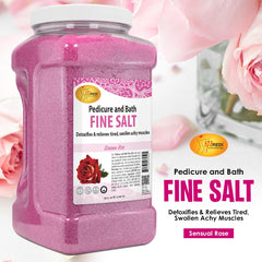 SPA REDI Detox Foot Soak rose pour showing easy-to-measure formula.