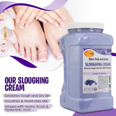 SPA REDI foot care application during a pedicure routine.