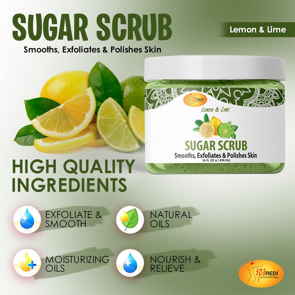 SPA REDI foot scrub for pedicure-ready, soft feet.