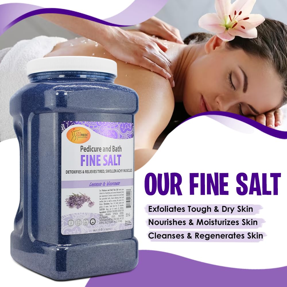 SPA REDI lavender aromatherapy foot soak for relaxing routines and pampered feet.