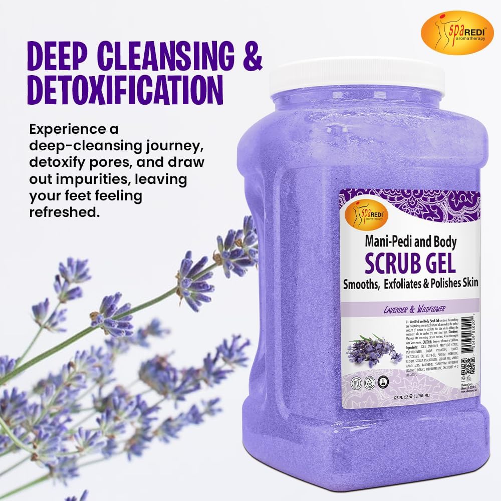 SPA REDI lavender and wildflower aroma for a calming spa-like experience.