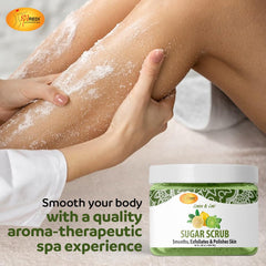 SPA REDI ingredients show shea butter and vitamin C for nourishment.