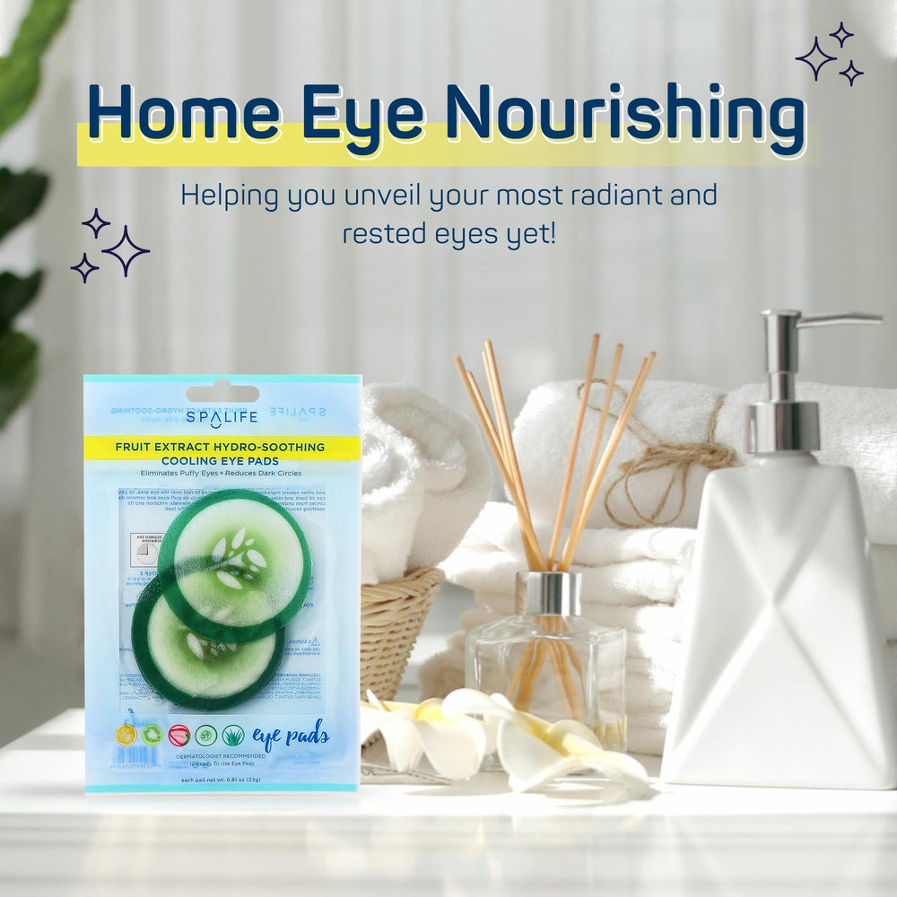 SpaLife 48-count eye pads kit for long-lasting daily depuffing sessions.