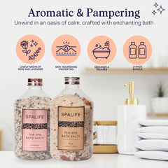 SpaLife Bath time routine imagery for unwinding after a long day.