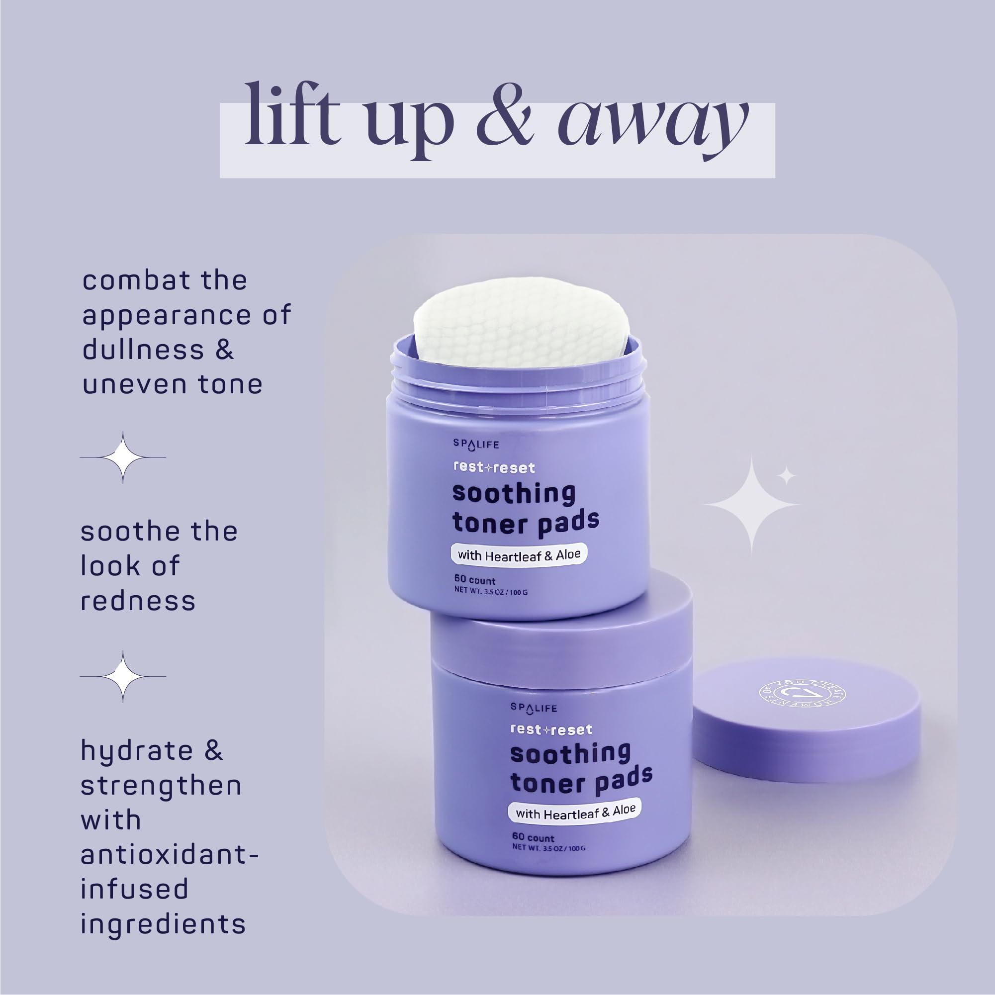 SpaLife application scene showing gentle tapping to hydrate.