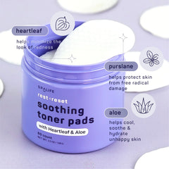 SpaLife packaging of pre-soaked toner pads for daily use.