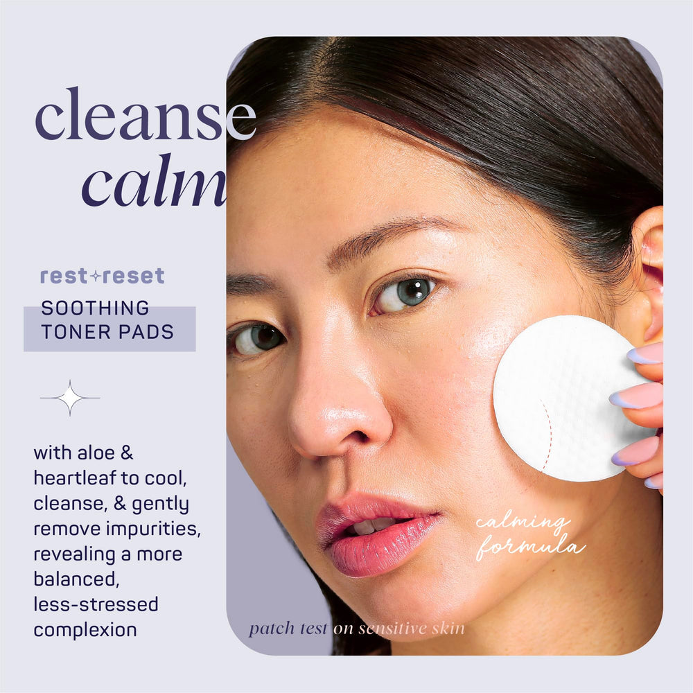 SpaLife Purslane-infused pad soothing uneven tone and dehydration.