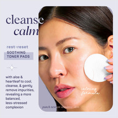 SpaLife Purslane-infused pad soothing uneven tone and dehydration.