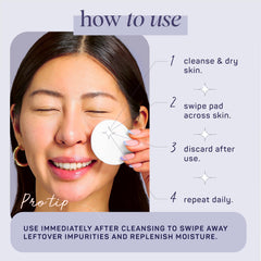 SpaLife Beauty Rest Toner Pad close-up showing lightweight, non-greasy texture.
