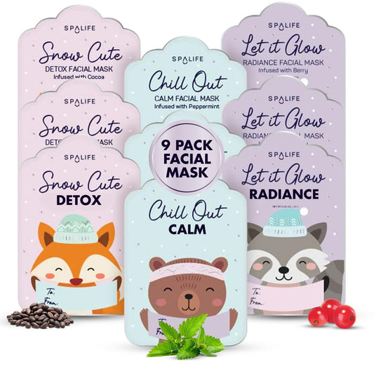 SpaLife Chill Out Calm cooling mask for hydrating winter skin