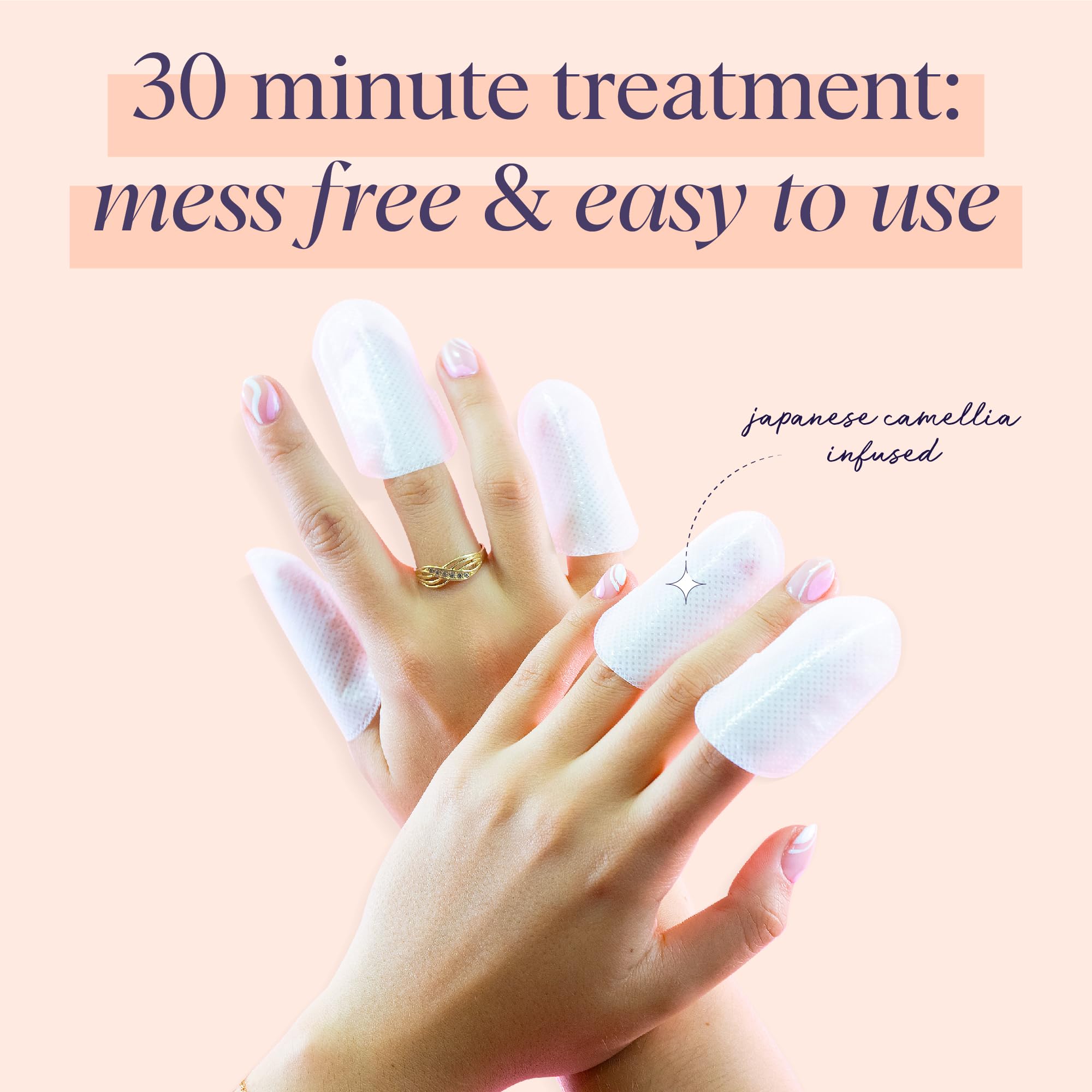 SpaLife dermatologist-recommended nail wrap shown with trusted, safe, professional-strength care.