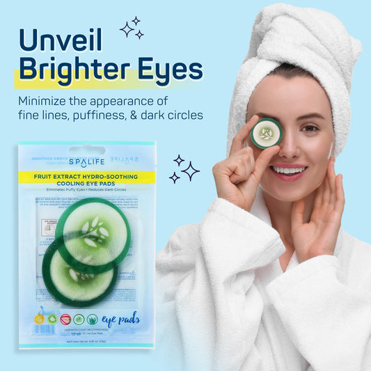 SpaLife fridge-cooling eye patches offer extra chill to hydrate and revitalise tired eyes.