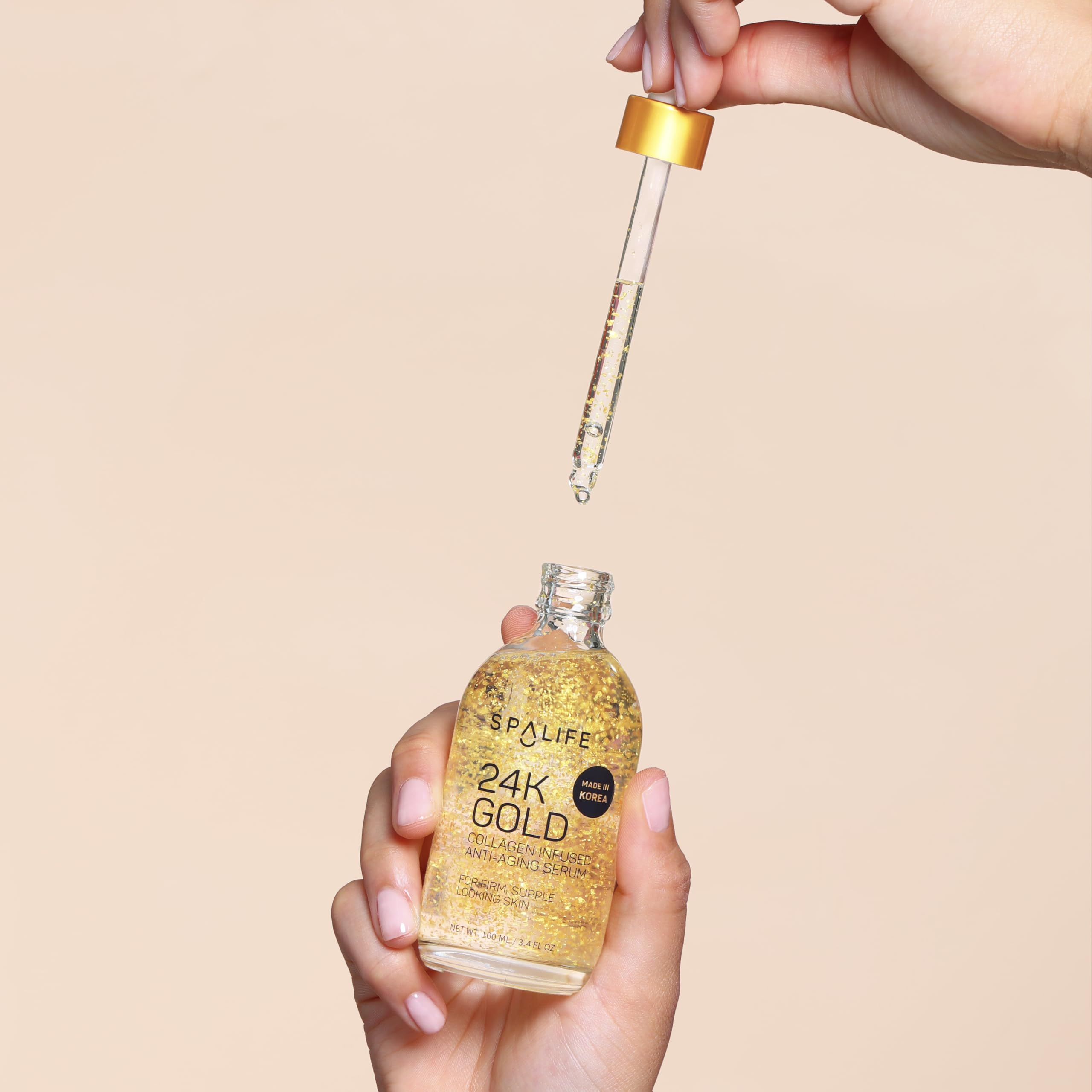 SpaLife glow-after-application image suggests refreshed radiance from regular use.