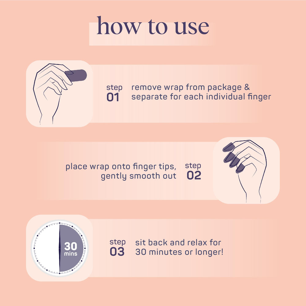 SpaLife nail wrap application scene illustrating easy at-home treatment.