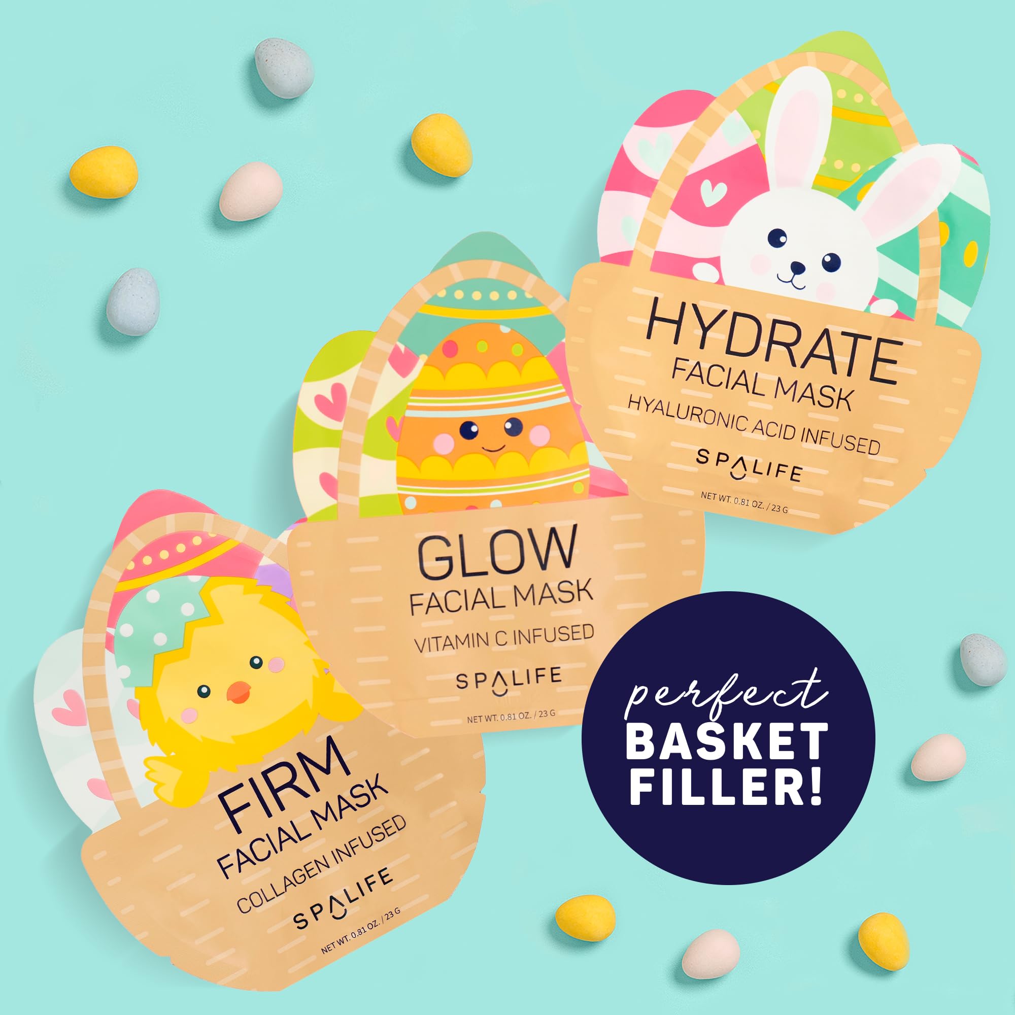 SpaLife collagen firm mask tightens gently for a firmer look