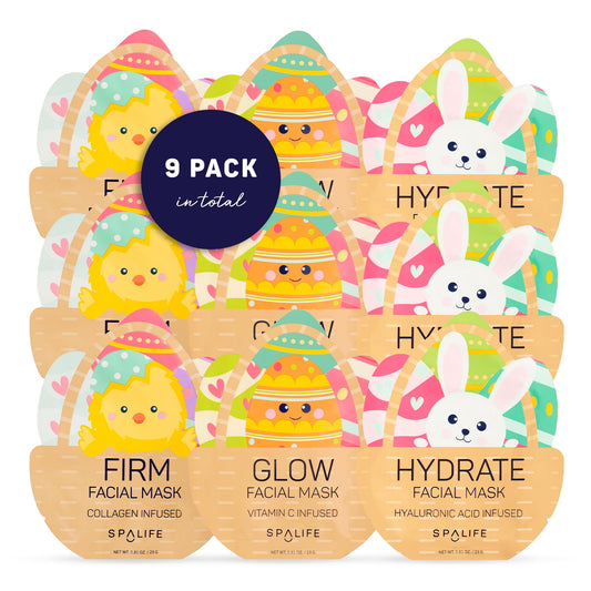 SpaLife Vitamin C radiance mask brightens skin for a luminous glow