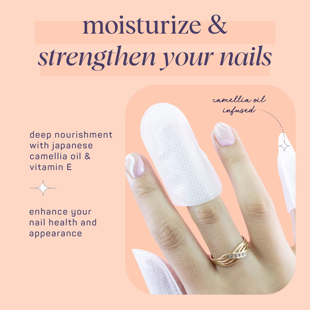 SpaLife vitamin E nail wrap emphasizing antioxidant protection to reduce cracking.