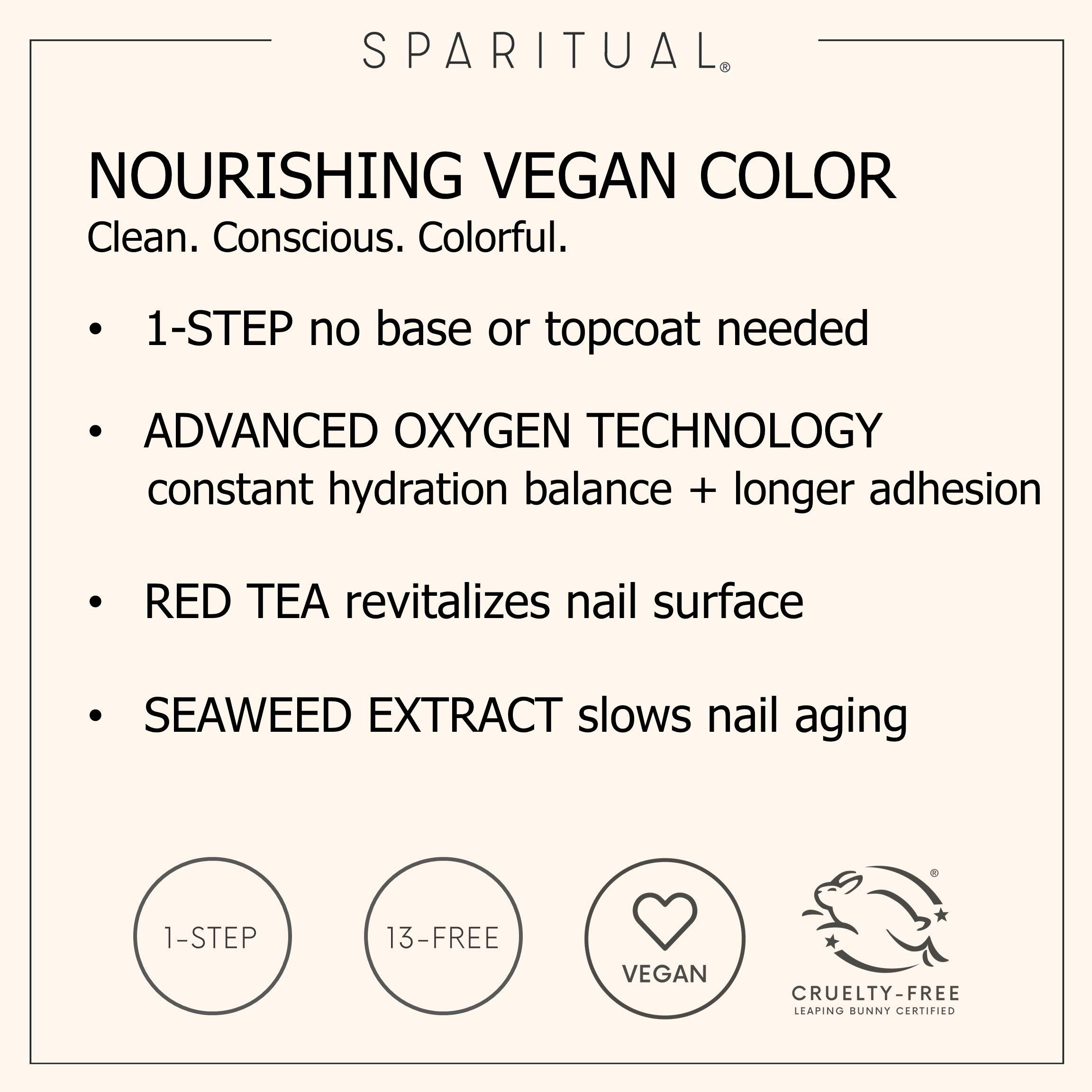 SpaRitual Inner Life bottle front view, vivid light blue creme for coverage