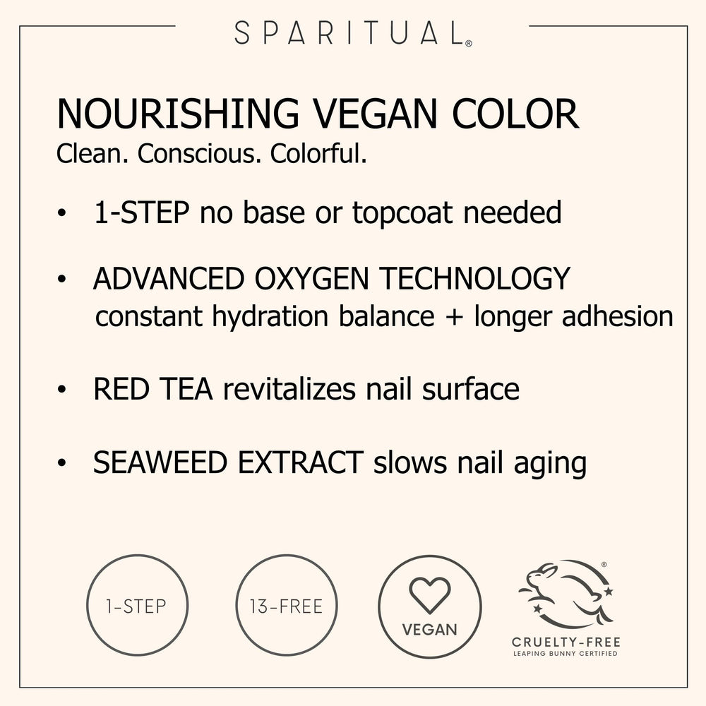 SpaRitual Inner Life bottle front view, vivid light blue creme for coverage