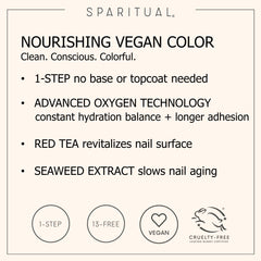 SpaRitual Inner Life bottle front view, vivid light blue creme for coverage