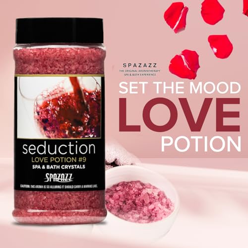 Spazazz mineral salts and magnesium for a relaxing bath experience.