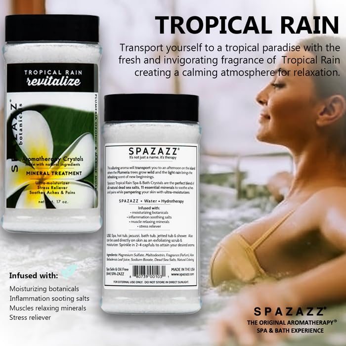SPAZAZZ Spa Bombzz escena de spa relajante para el día a día.
