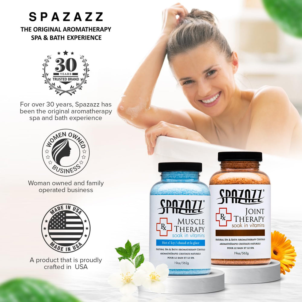 Spazazz USA-made badge highlighted on packaging