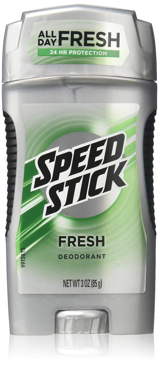 Speed Stick Fresh deodorant twist-up design enables smooth application.