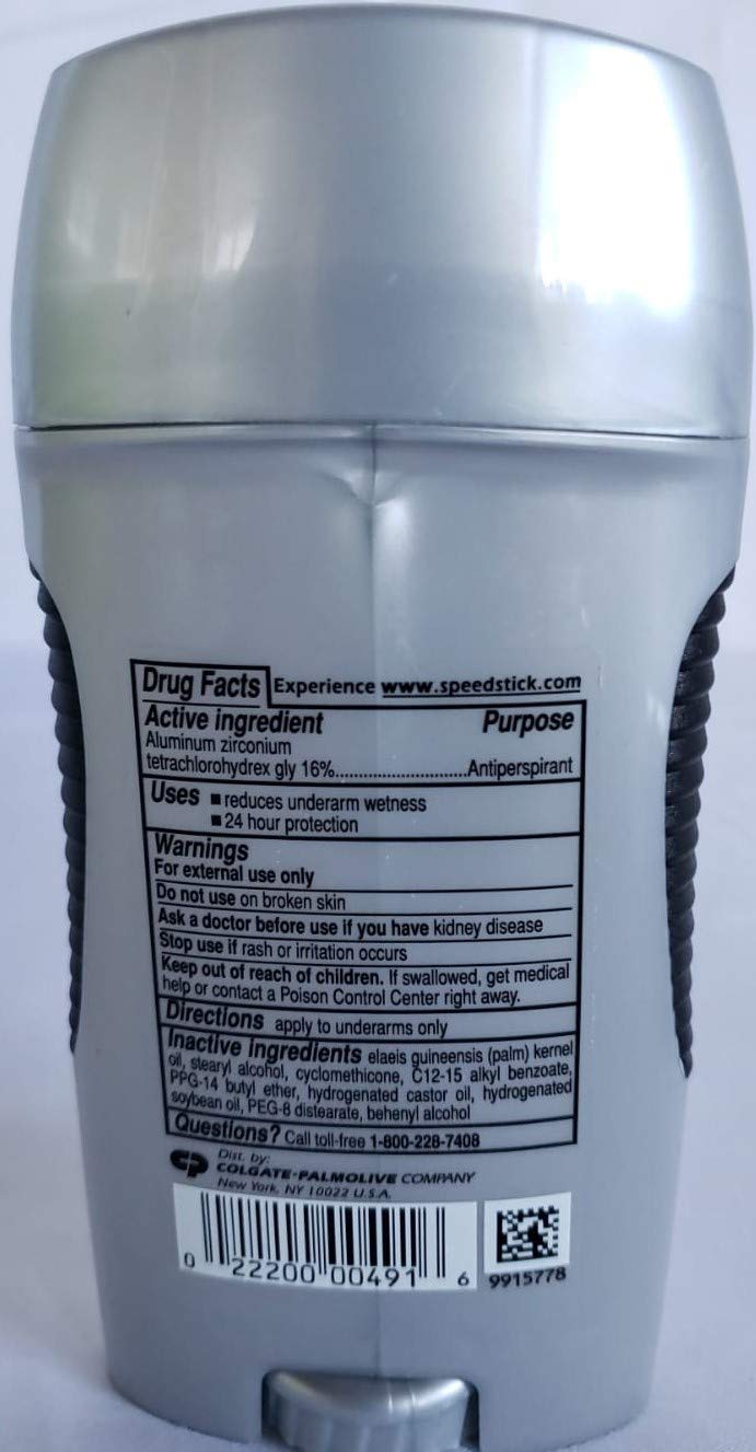 Speed Stick Power unscented underarm application showing easy glide and long-lasting odor control