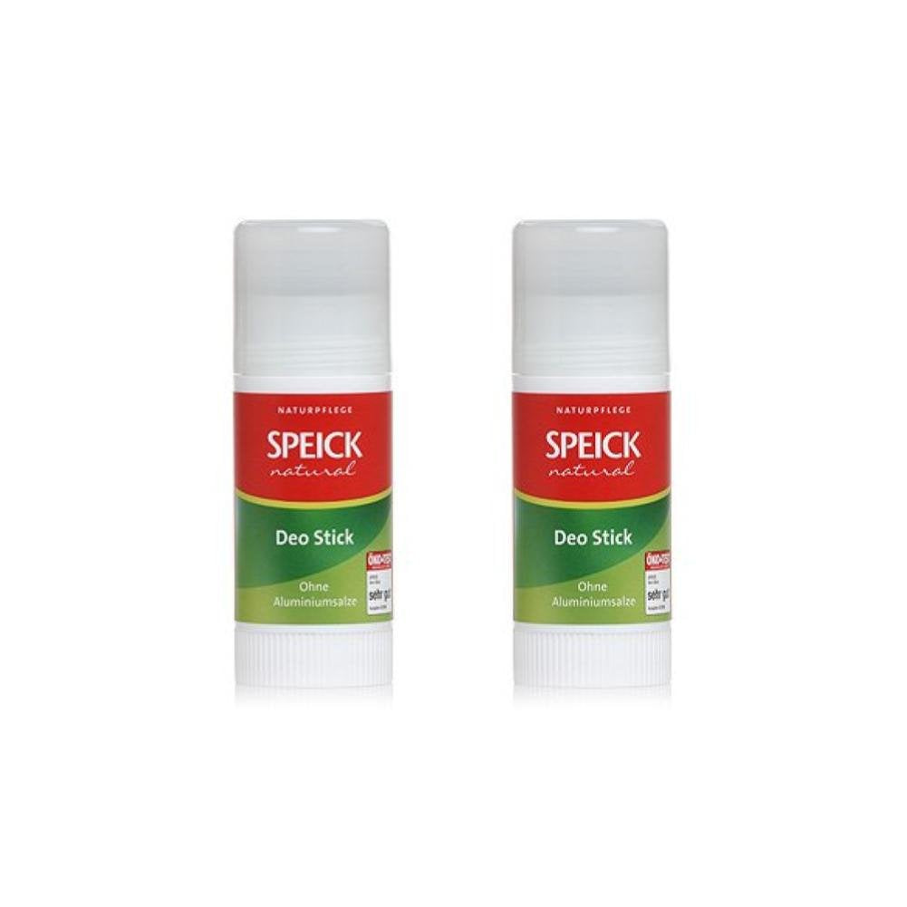 Speick natural deo stick 1.3oz pack-2 for gentle daily freshness.