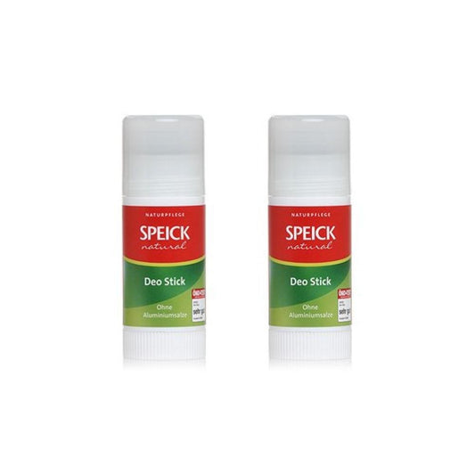 Speick natural deo stick 1.3oz pack-2 for gentle daily freshness.