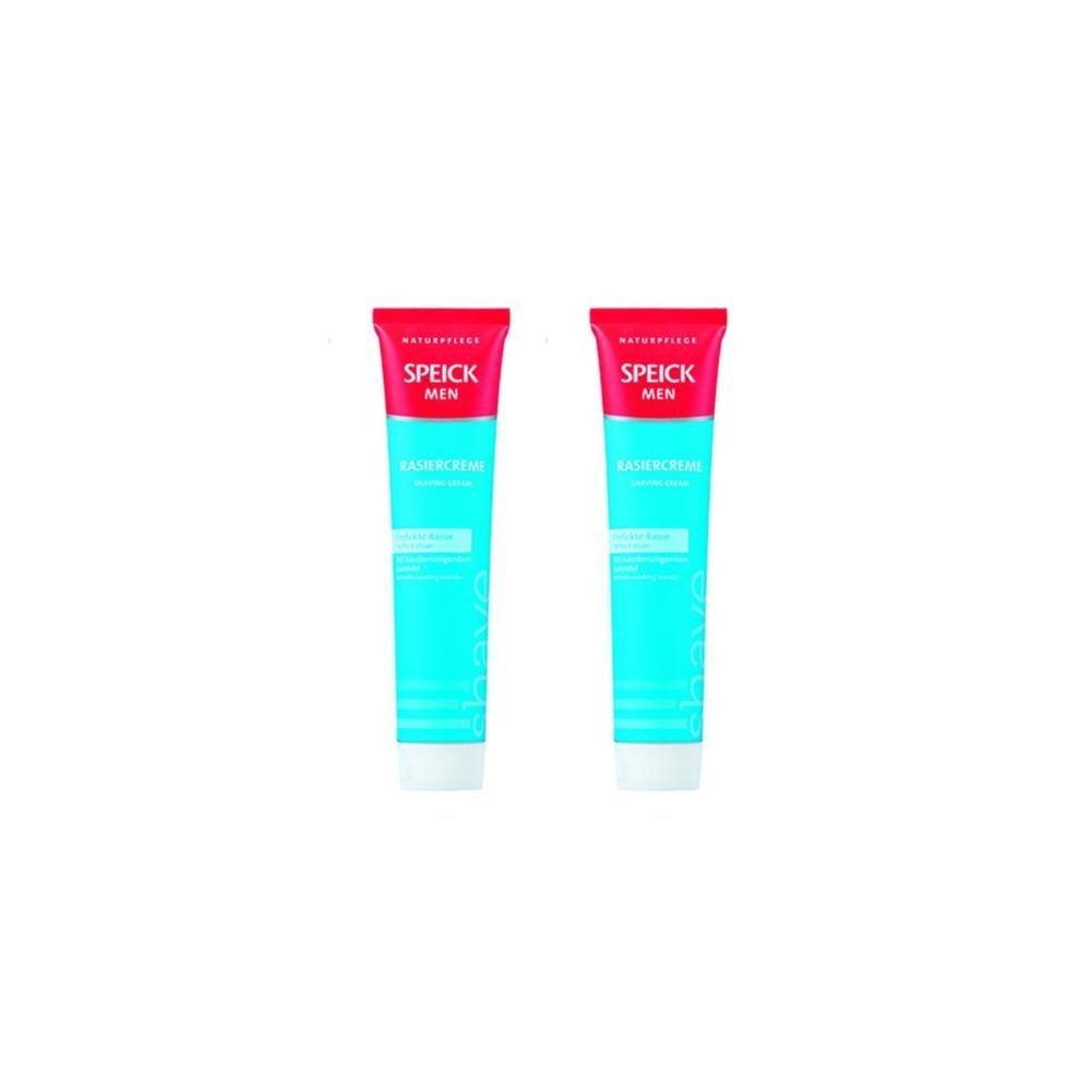 Speick shave cream pack-2.5oz shown, ideal for smooth shaving, rich lather, and on-the-go grooming.