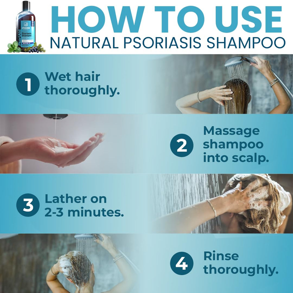 Sphagnum Botanicals shampoo lather demonstrating gentle cleansing on scalp