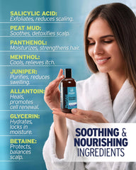 Sphagnum Botanicals peat mud infusion visible on label for soothing balance