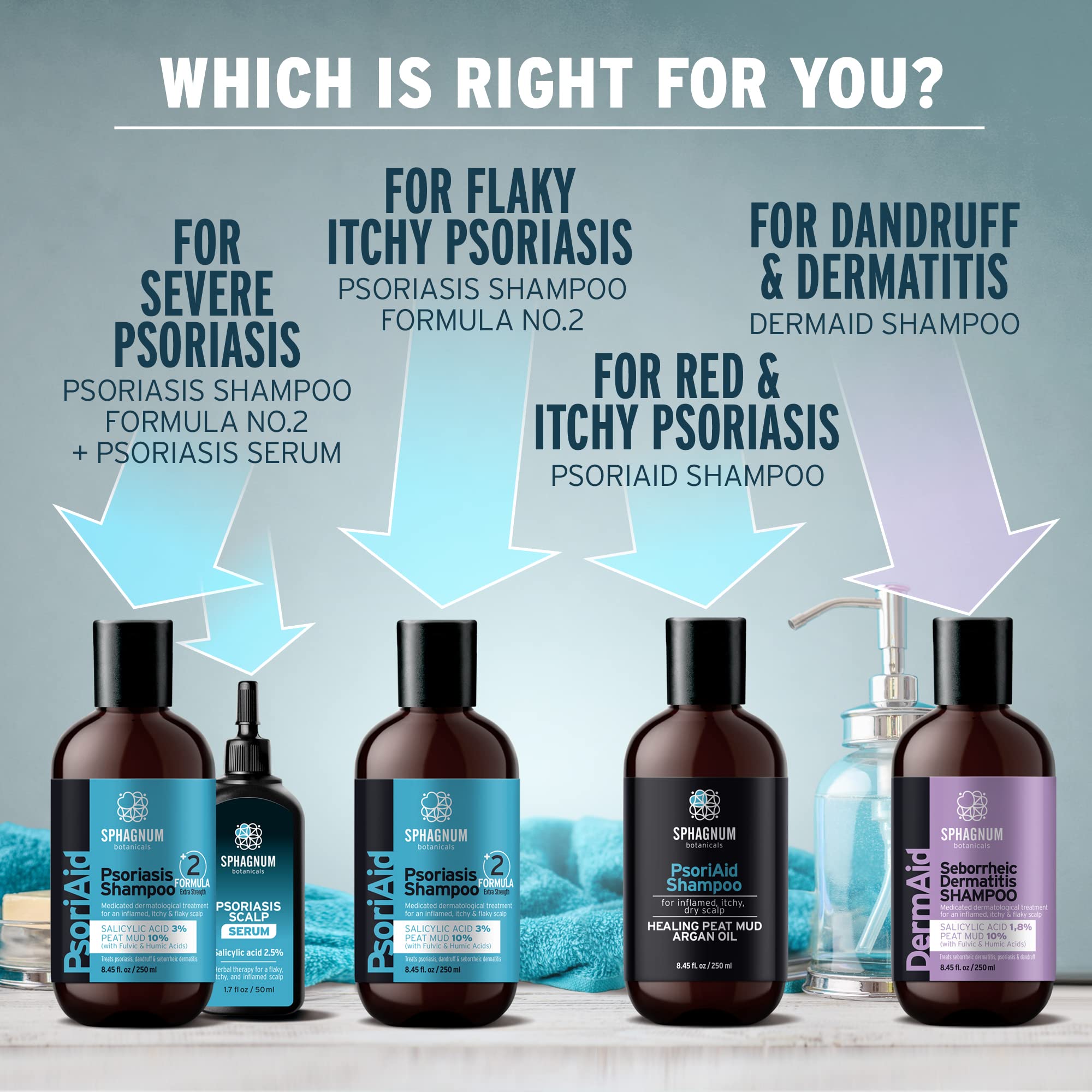 Sphagnum Botanicals vegan cruelty-free shampoo label highlights ethical formulation.